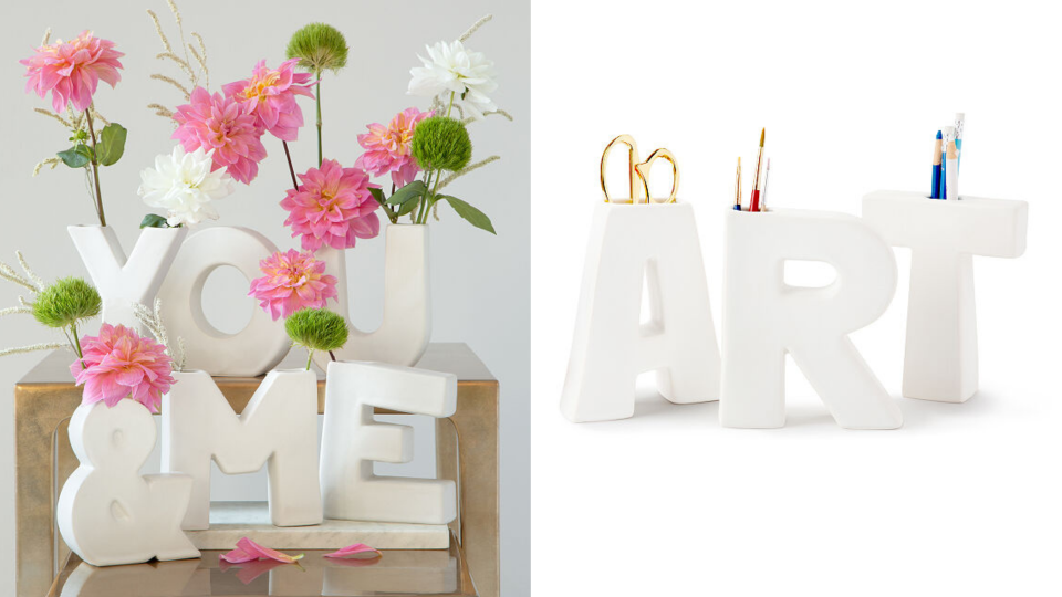 Best personalized gifts: The Alphabet Vase