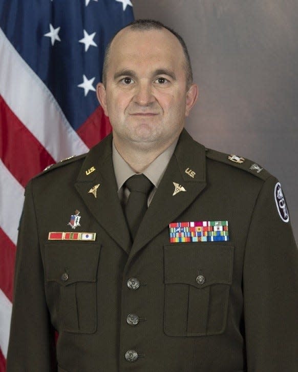 Matthew Posner in his military uniform.