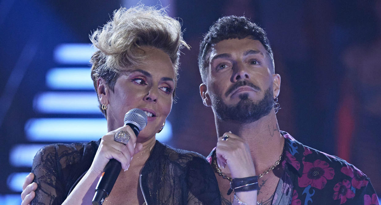 Rocío Carrasco junto a Rasel en el 'Sálvame MediaFest' (Mediaset)