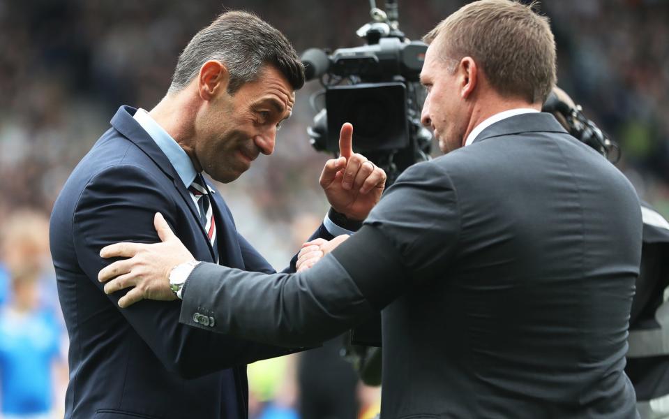 Pedro Caixinha and Brendan Rodgers - Credit:  Ian MacNicol/Getty Images)