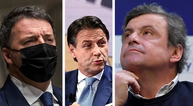 Renzi/Conte/Calenda (Photo: ANSA)