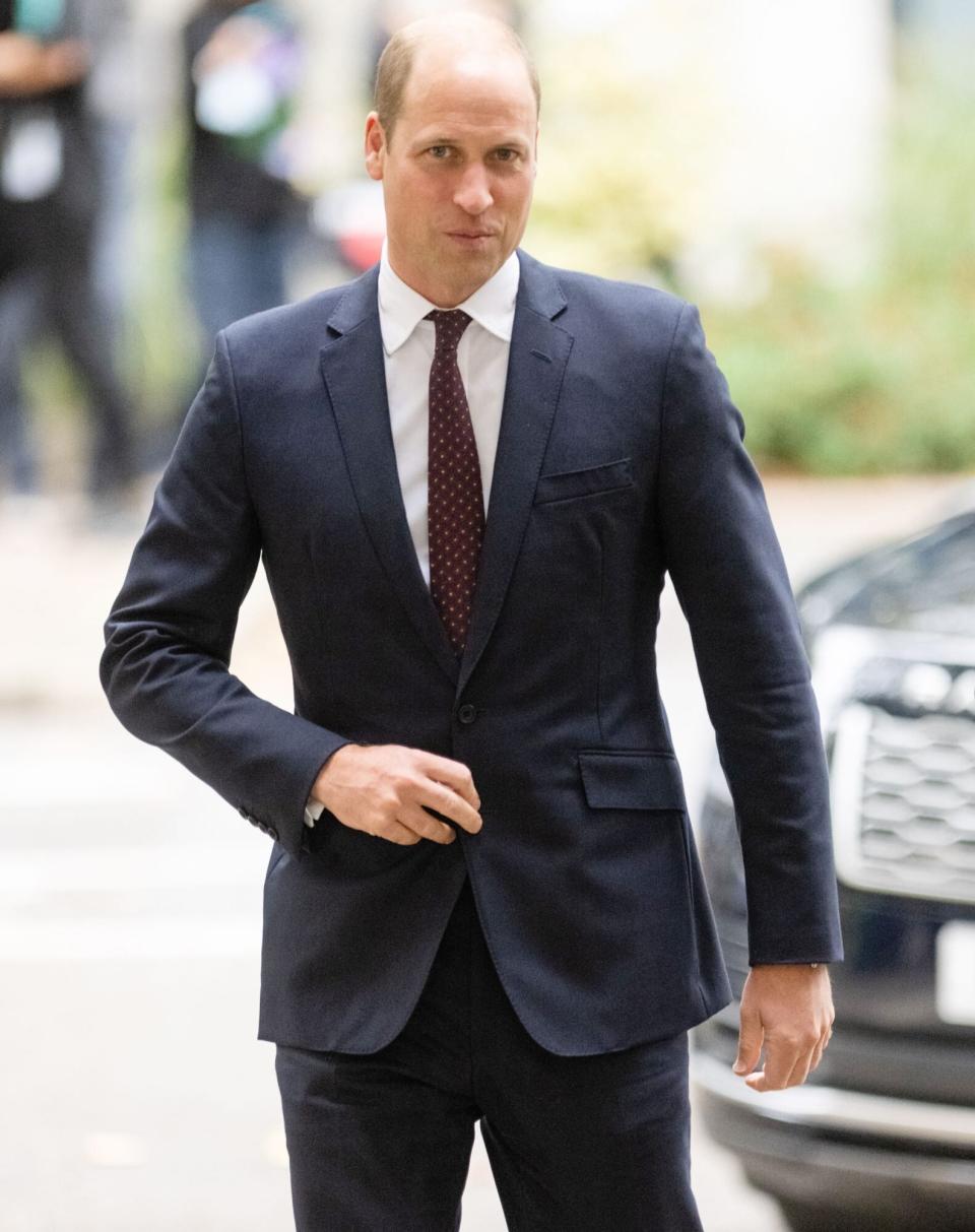 LONDON, ENGLAND - OCTOBER 04: Prince William, Prince of Wales attends the United For Wildlife Summit at Science Museum on October 04, 2022 in London, England. (Photo by Samir Hussein/WireImage )