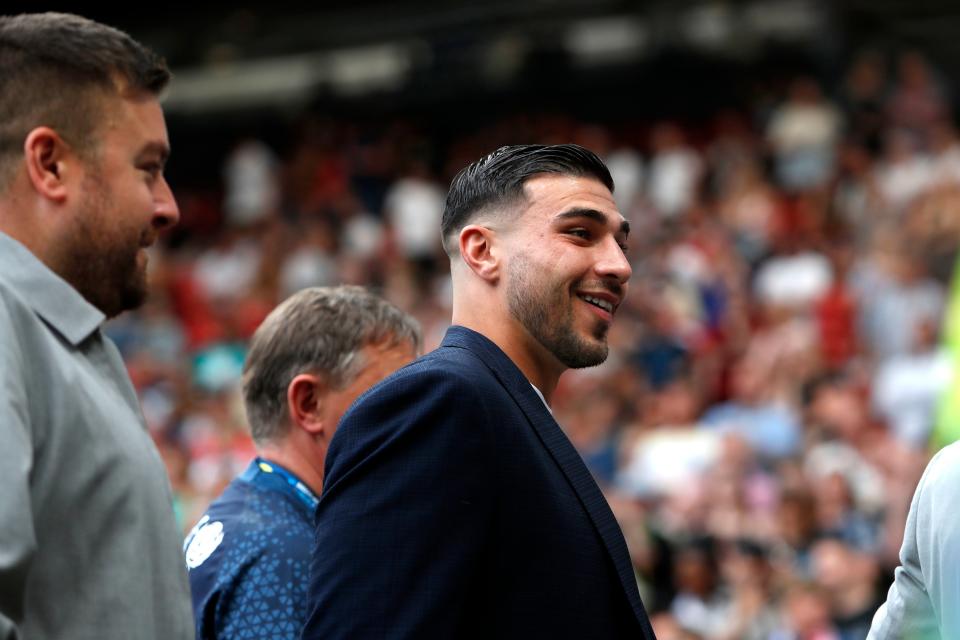 Boxer Tommy Fury before Soccer Aid for UNICEF 2023 at Old Trafford (PA)