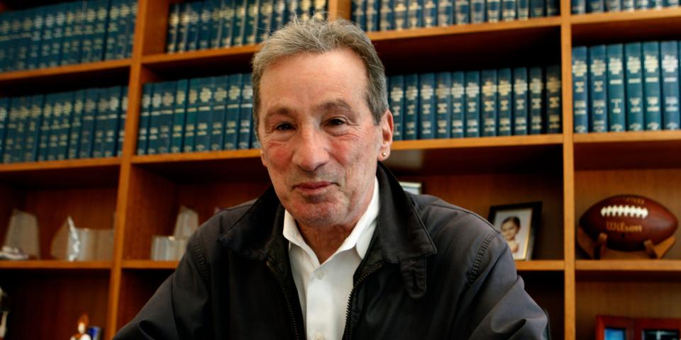 Assemblyman Tom Ammiano sits in his district office in San Francisco, Calif., on Friday, Feb. 27, 2009.