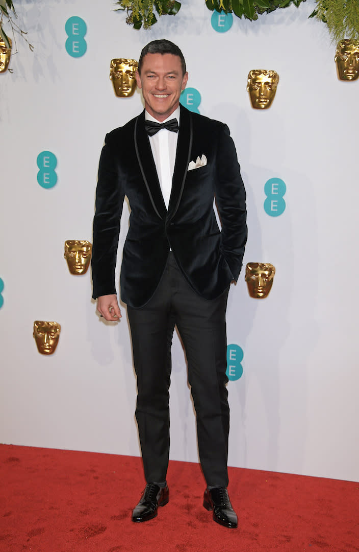 Luke Evans at the 2019 BAFTAs