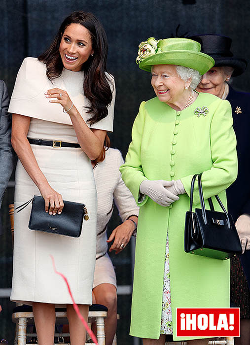 Isabel II y Meghan Markle