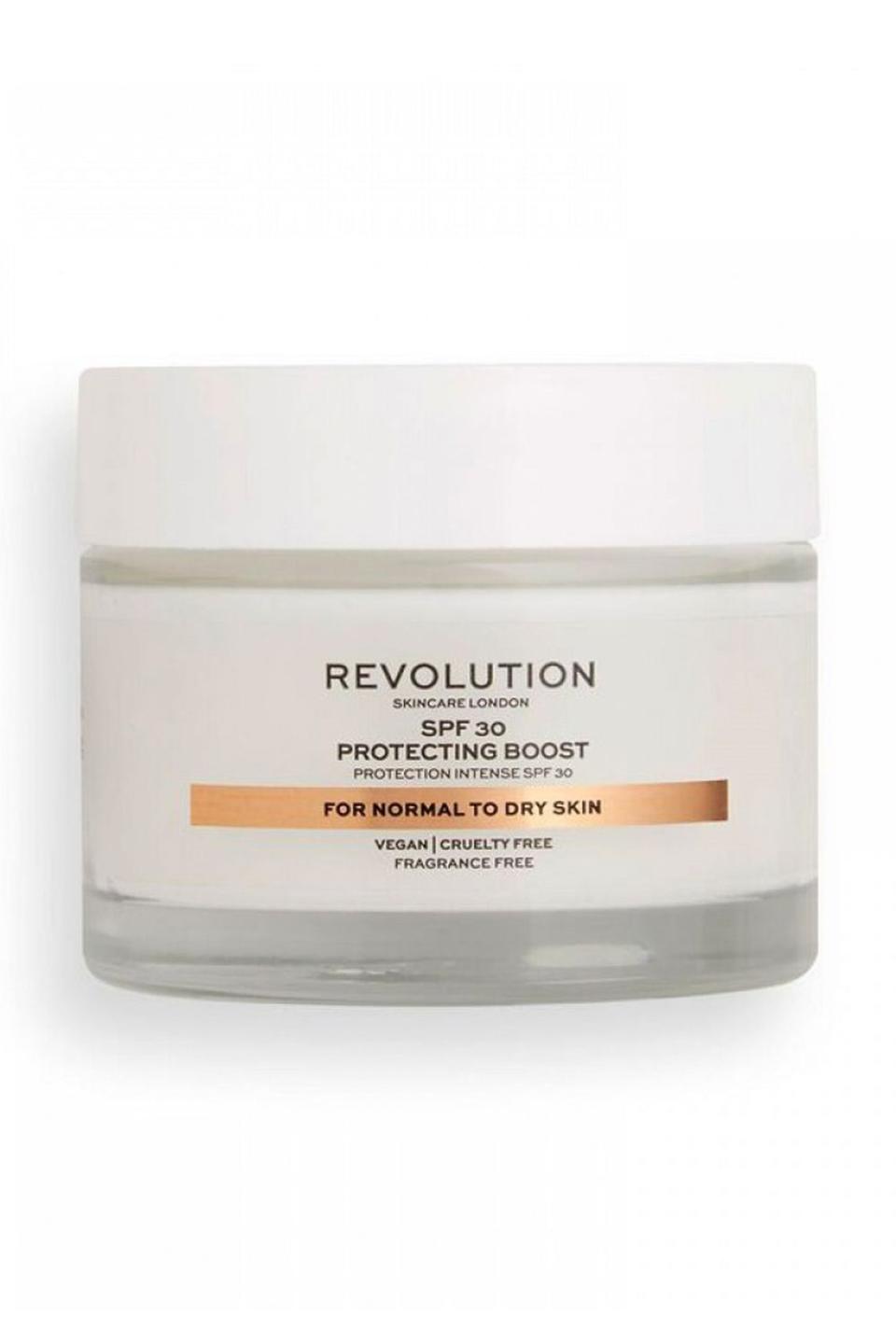 9) Revolution Moisture Cream SPF30