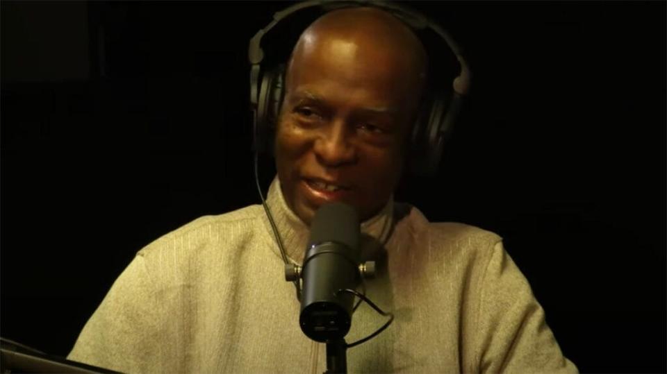 California artist Michael Massenburg on the Eric’s Perspective podcast. (Photo: YouTube)