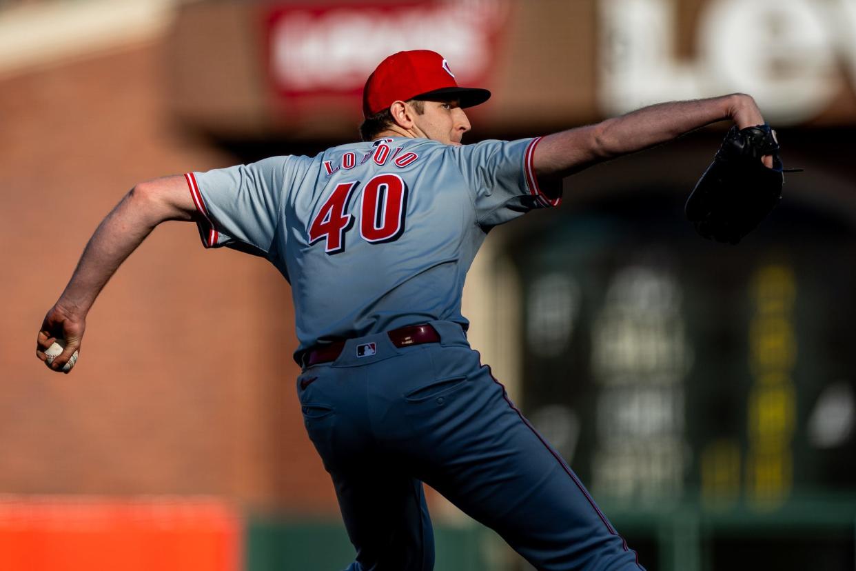 Cincinnati Reds starting pitcher Nick Lodolo had a standout breaking ball on Tuesday in a win over the Pirates.