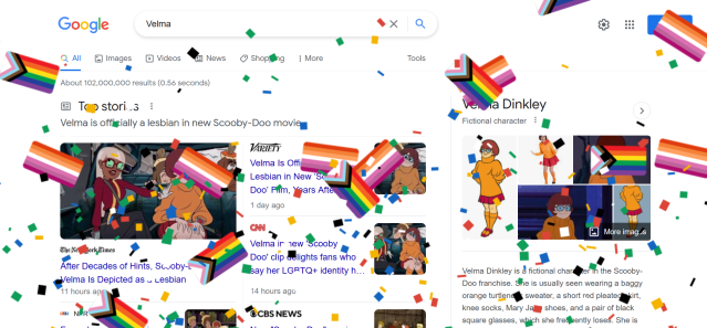 Google sprinkles lesbian Pride on 'Scooby-Doo' character Velma