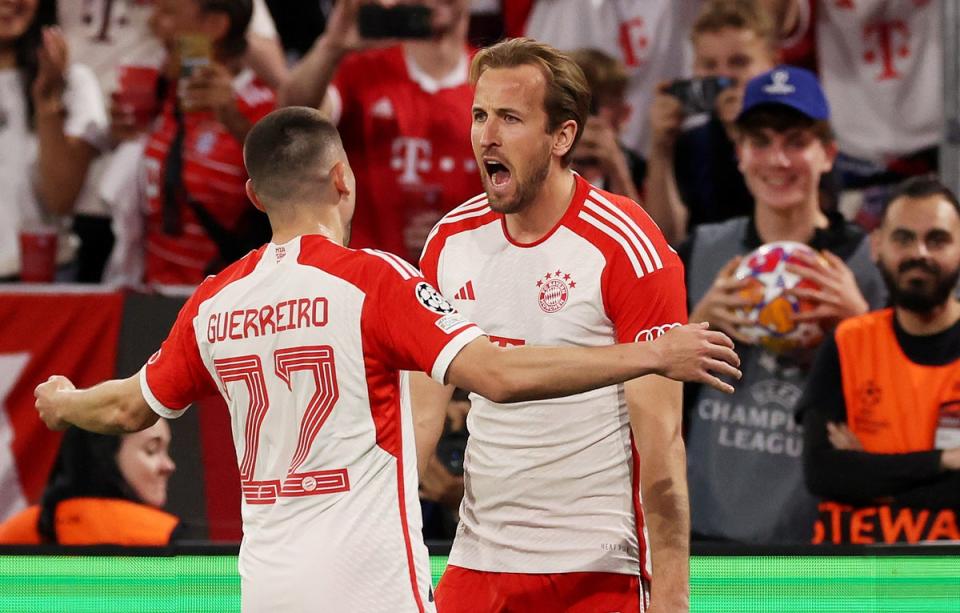Bayern Munich and Real Madrid are level at two goals apiece in their semi-final tie (Getty Images)