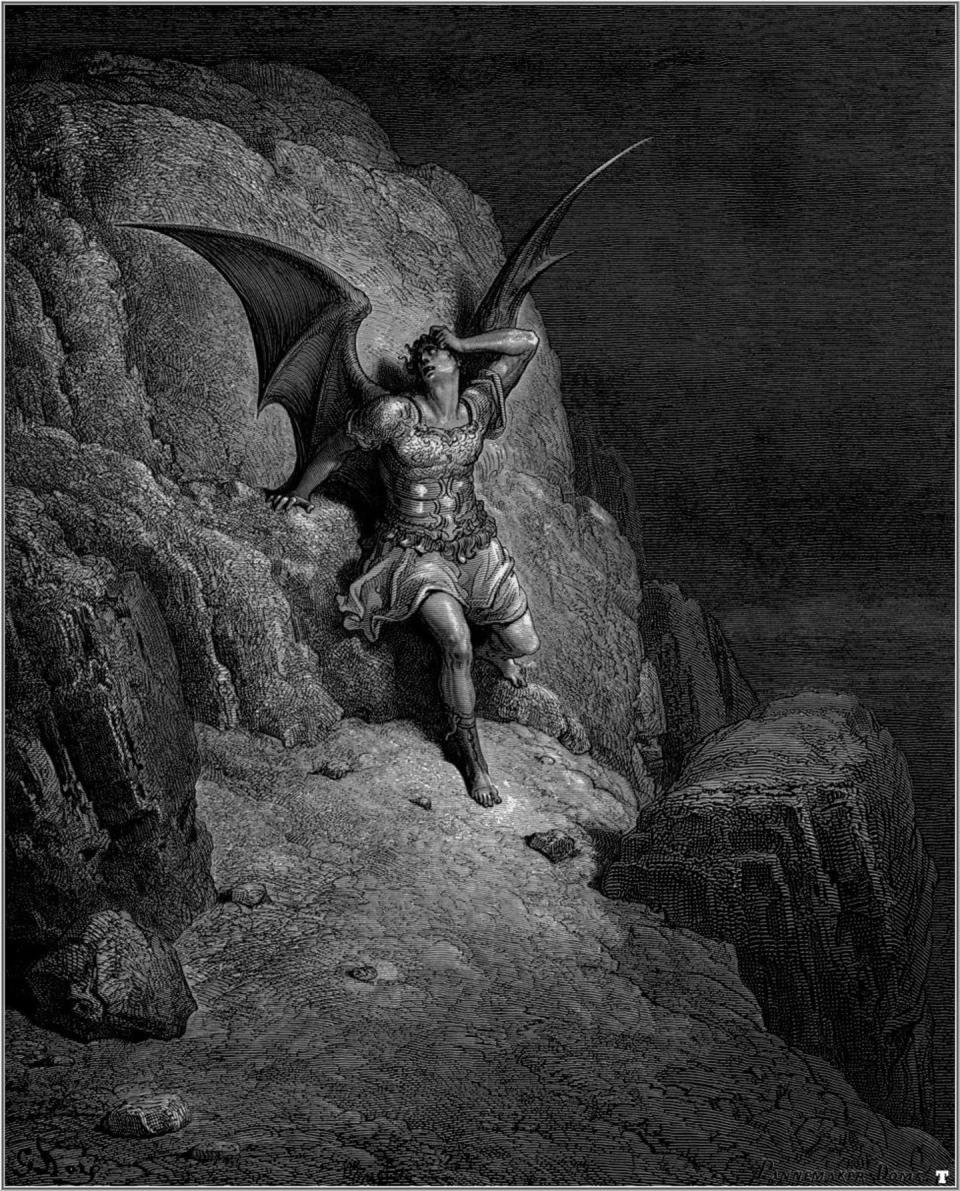 <span class="caption">Una ilustración para <em>El paraíso perdido</em> de John Milton por Gustave Doré.</span> <span class="attribution"><a class="link " href="https://commons.wikimedia.org/wiki/File:Paradise_Lost_13.jpg" rel="nofollow noopener" target="_blank" data-ylk="slk:Paradise Lost/Wikimedia Commons;elm:context_link;itc:0;sec:content-canvas">Paradise Lost/Wikimedia Commons</a></span>