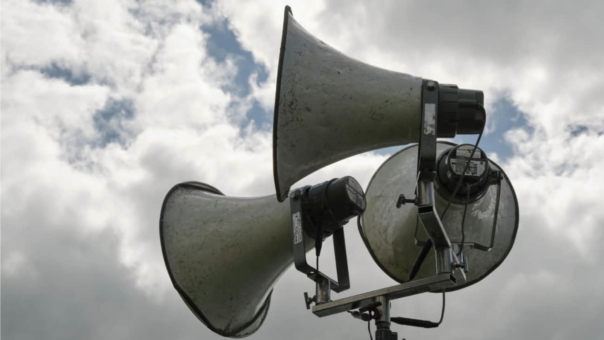 Air-raid warning system.