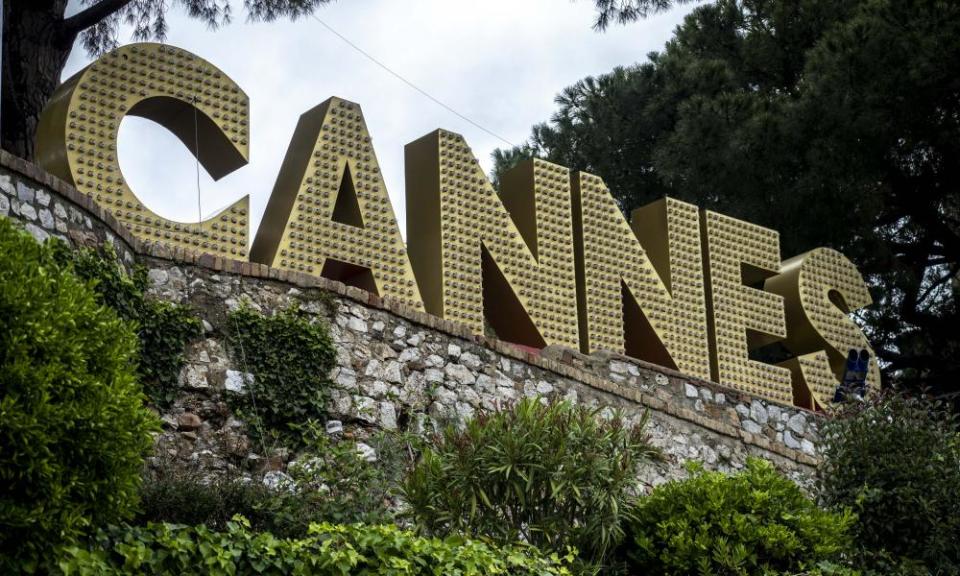 The Cannes sign