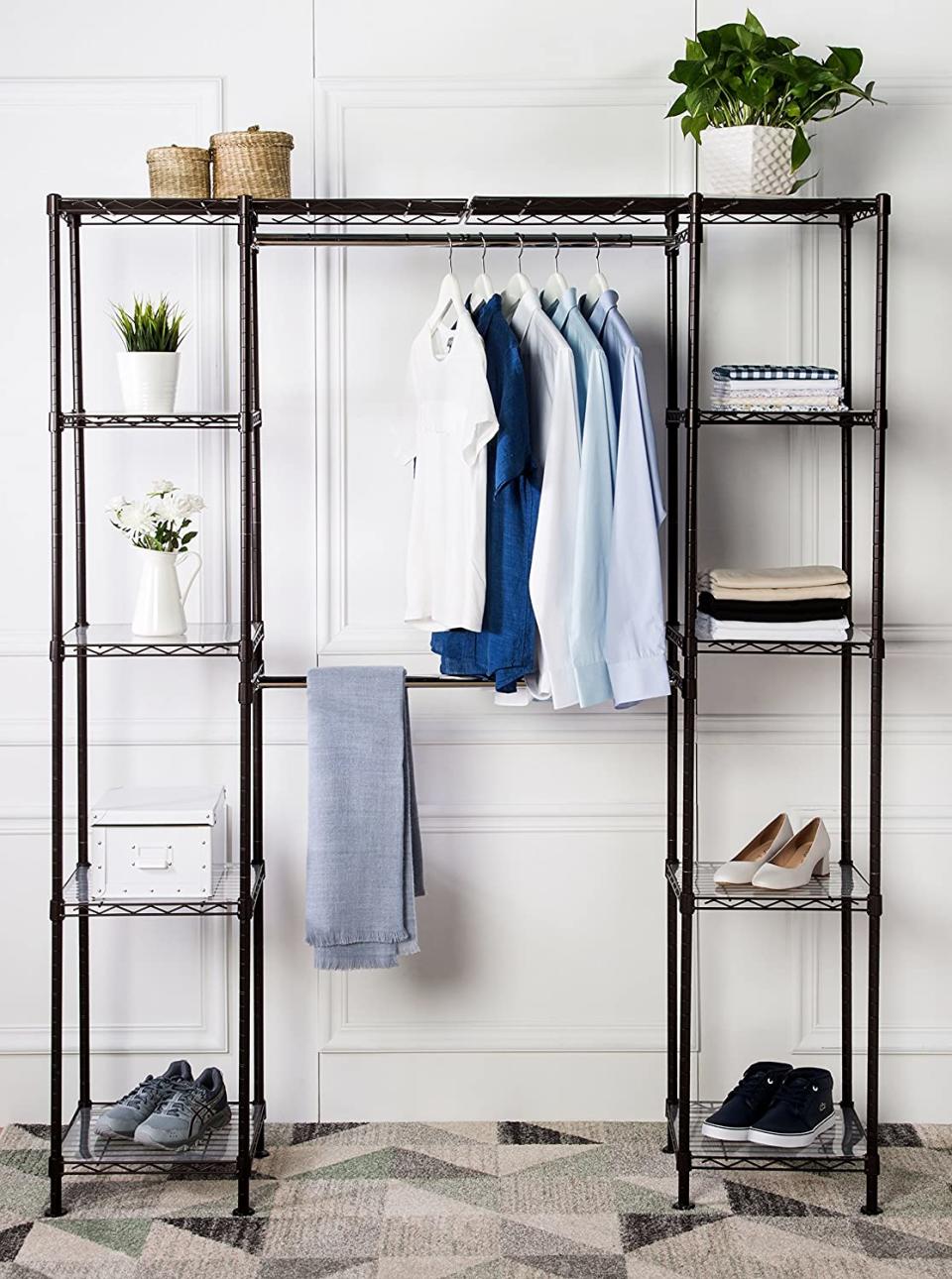 best freestanding closets amazon basics expandable