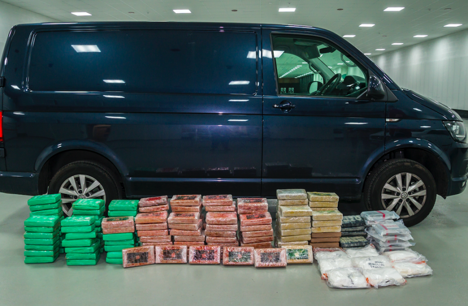 The operation led to the seizure of £20 million worth of cocaine from a van on the M6 (PA)