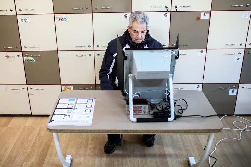 Bulgarian parliamentary election, in Sofia