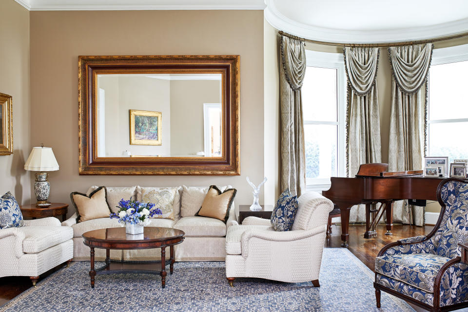 Interiors of the vice president's then-newly remodeled residence on Feb. 25, 2018. (Photo: The Washington Post via Getty Images)