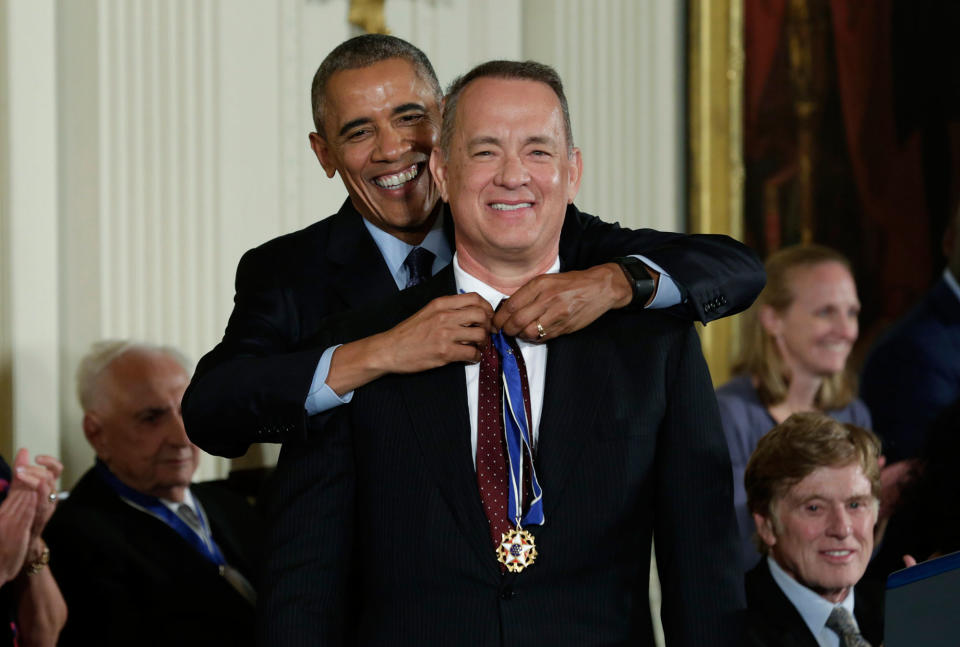 President Obama presents the 2016 Medal of Freedom to star-studded honorees