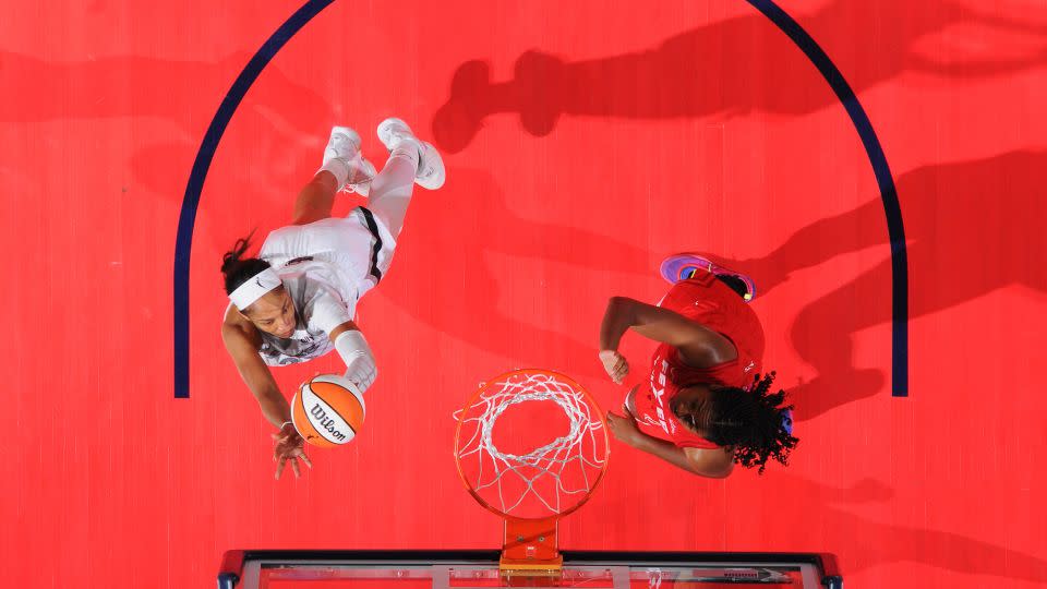 Wilson shoots the ball during yet another scoring outburst. - Ron Hoskins/NBAE/Getty Images