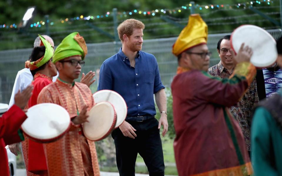 Prince Harry in Singapore