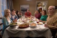 <p>Eleanor: "Christopher, we said we're not talking politics."</p><p>Chris: "I'm not going to ruin Thanksgiving, I promise. Rest assured."</p>