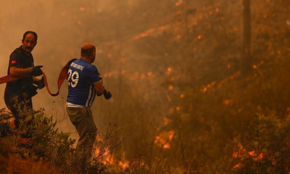 <span>Photograph: Anadolu Agency/Getty Images</span>