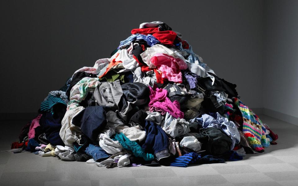Pile of clothes - Getty Images