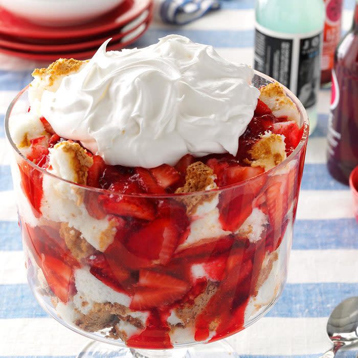 Strawberry Angel Trifle