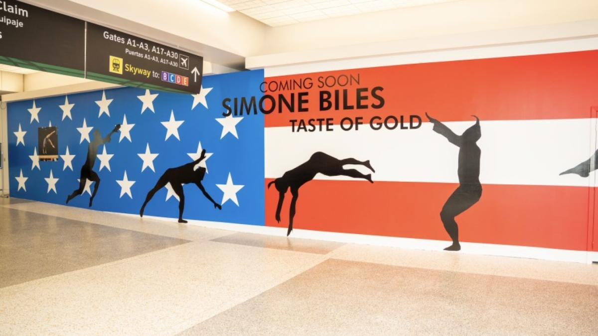 Simone Biles partners on Houston airport restaurant: 'Taste of Gold'