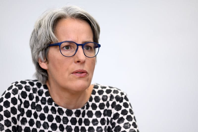 Kerstin Claus, Independent Commissioner for Child Sexual Abuse (UBSKM), speaks during an interview with the German Press Agency dpa. Bernd von Jutrczenka/dpa