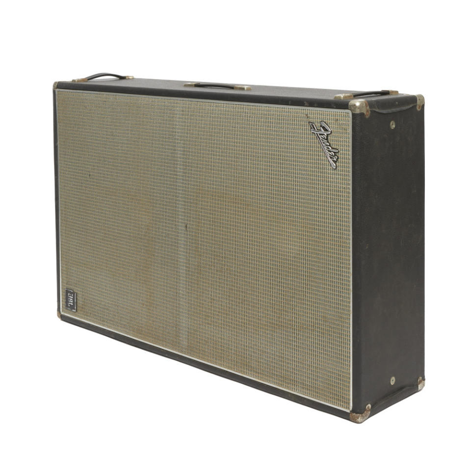 A Jimi Hendrix-owned 1968 Fender Dual Showman 2x15 speaker cabinet