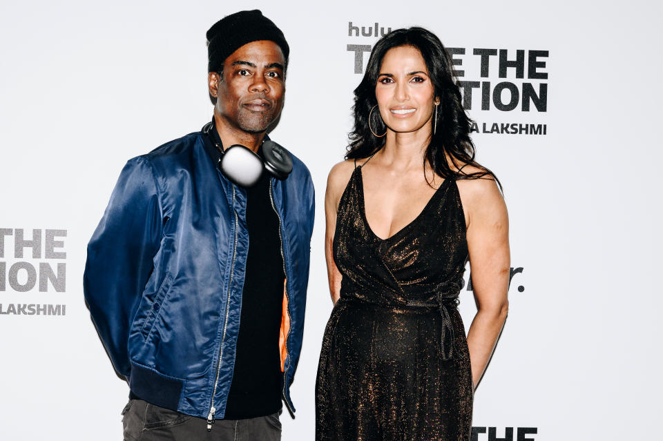 Chris Rock and Padma Lakshmi