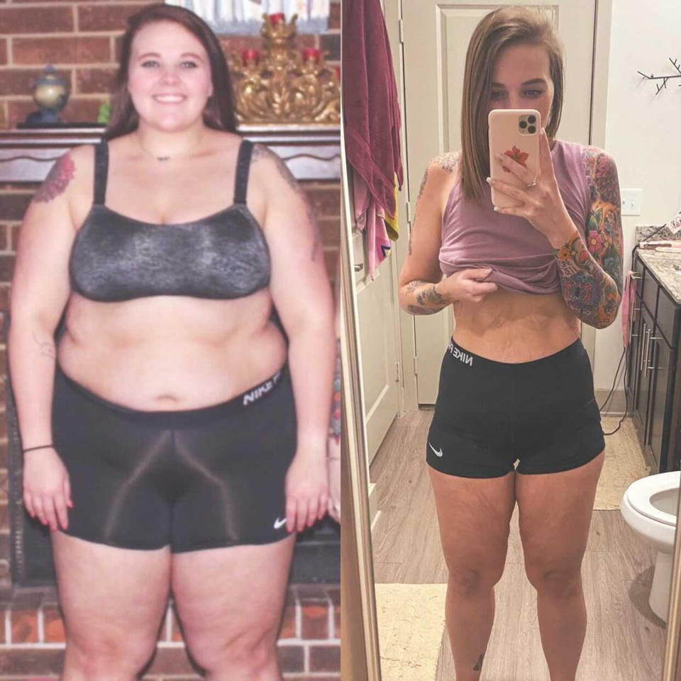 Tori Scott has lost 70kg transformation