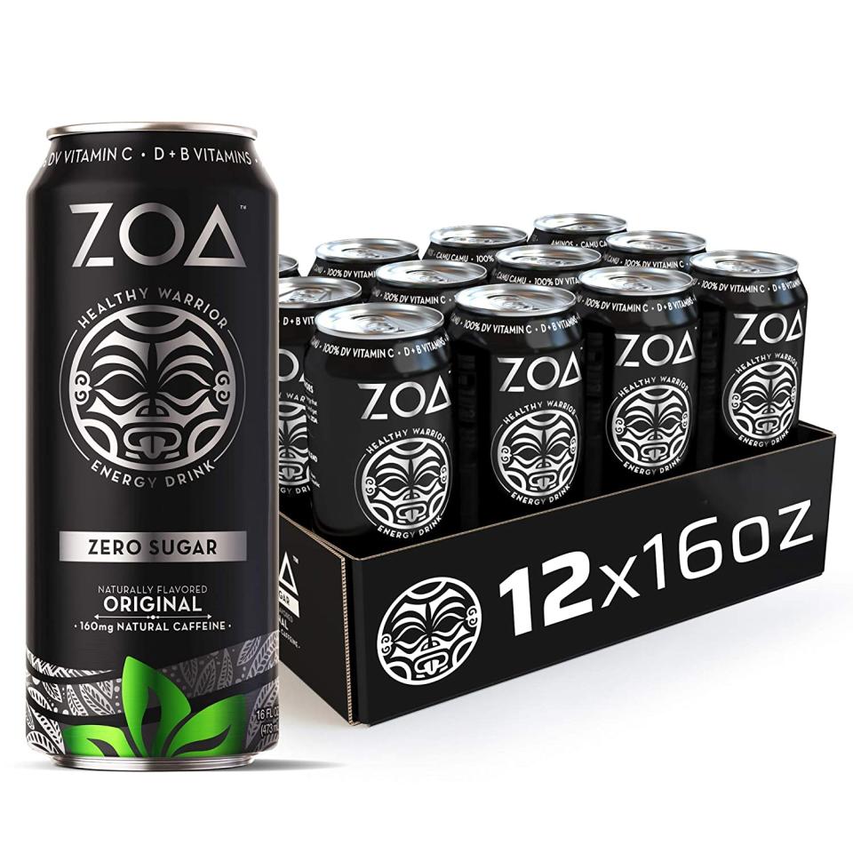 Best Energy Drink, zoa zero sugar energy drink the rock