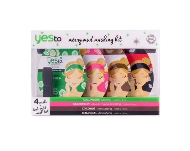 This masking variety kit is a great option for anyone obsessed with skin care, as the different formulas work to target different skin needs. Plus it comes with a handy mask applicator tool that can be cleaned and reused even after these masks are done.&nbsp;<br /><br /><strong><a href="https://www.target.com/p/yes-to-merry-mud-masking-kit/-/A-75568528" target="_blank" rel="noopener noreferrer">Get the Yes To Masking Kit for $9.99.</a></strong>