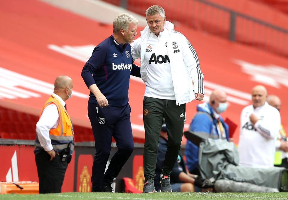 David Moyes faces Ole Gunnar Solskjaer on Sunday (Martin Rickett/PA) (PA Archive)