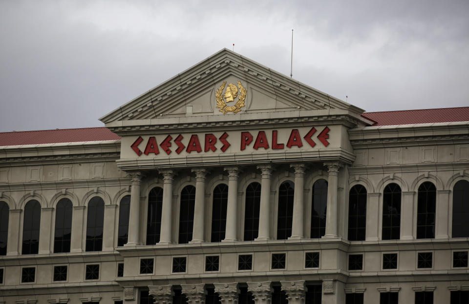 The NFL and Caesars Entertainment announced a partnership on Thursday. (AP)