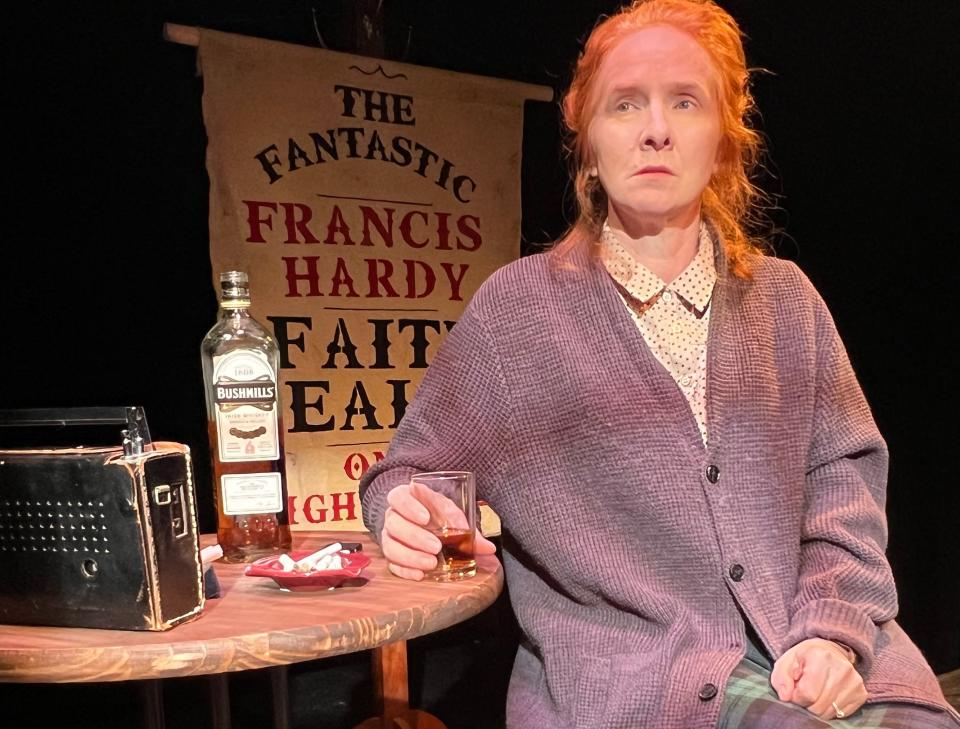 Irish actress Derdriu Ring co-stars in Brian Friel's "Faith Healer" at None Too Fragile Theatre in Akron.