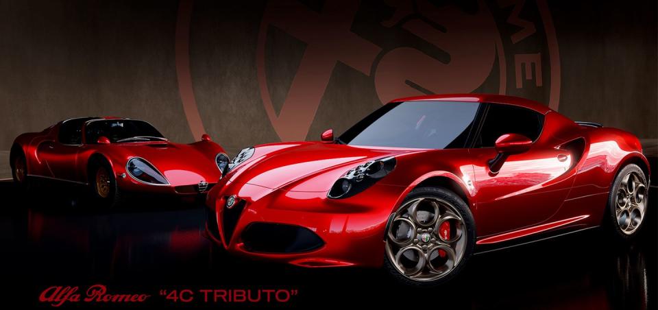 alfa romeo 4c designer cut 4c tributo concept