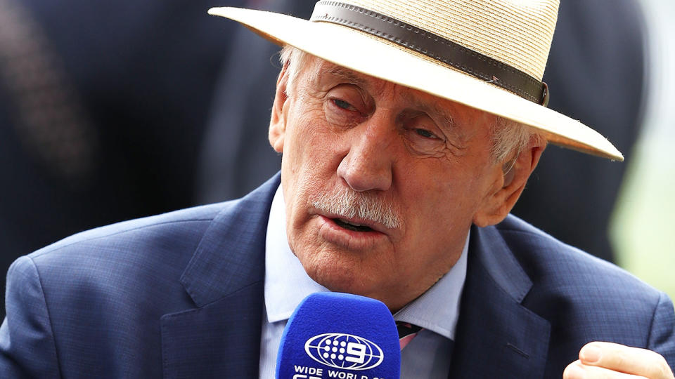 Ian Chappell has announced he will step away from cricket commentary, prompting a wave of tributes from fans. (Photo by Ryan Pierse/Getty Images)