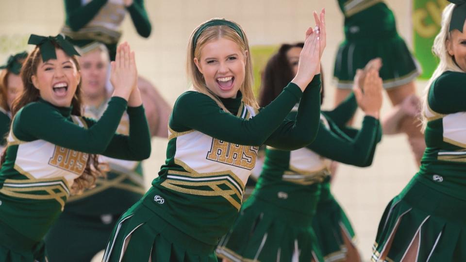 Angourie Rice cheerleading in Senior Year.