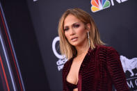 <p>Jennifer López llegó así a la entrega de los codiciados Premios Billboard Music Awards. Foto: Getty Images </p>