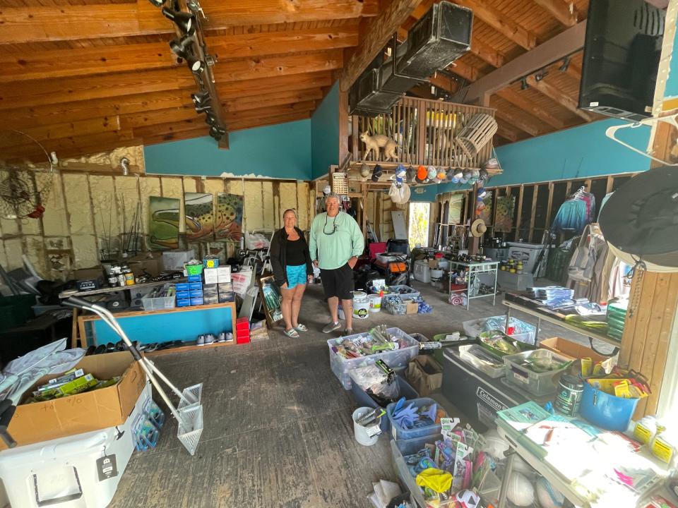 A look inside of Whitney's Bait and Tackle shop on Sanibel March 5.