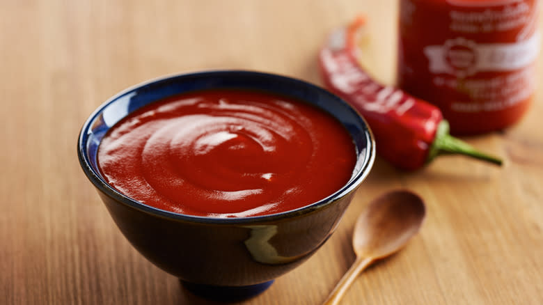Bowl of Sriracha