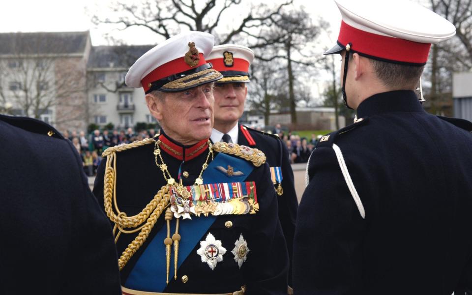 Prince Philip was the Captain General of the Royal Marines for 64 years, from 1953-2017 - Jennie Burn/MOD