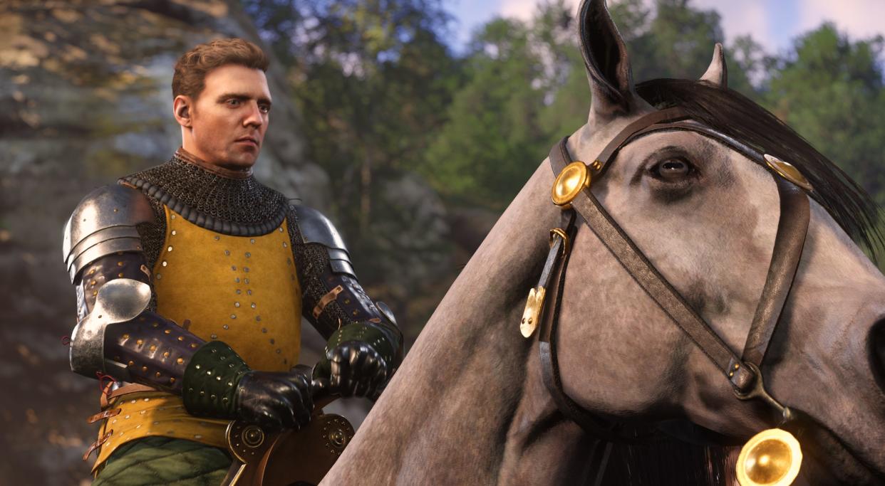  Henry on horseback. 