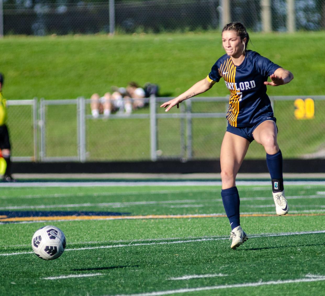 Gaylord girls soccer hosted its senior night festivities on Tuesday, May 14 during a 3-0 win over BNC foe Cadillac.