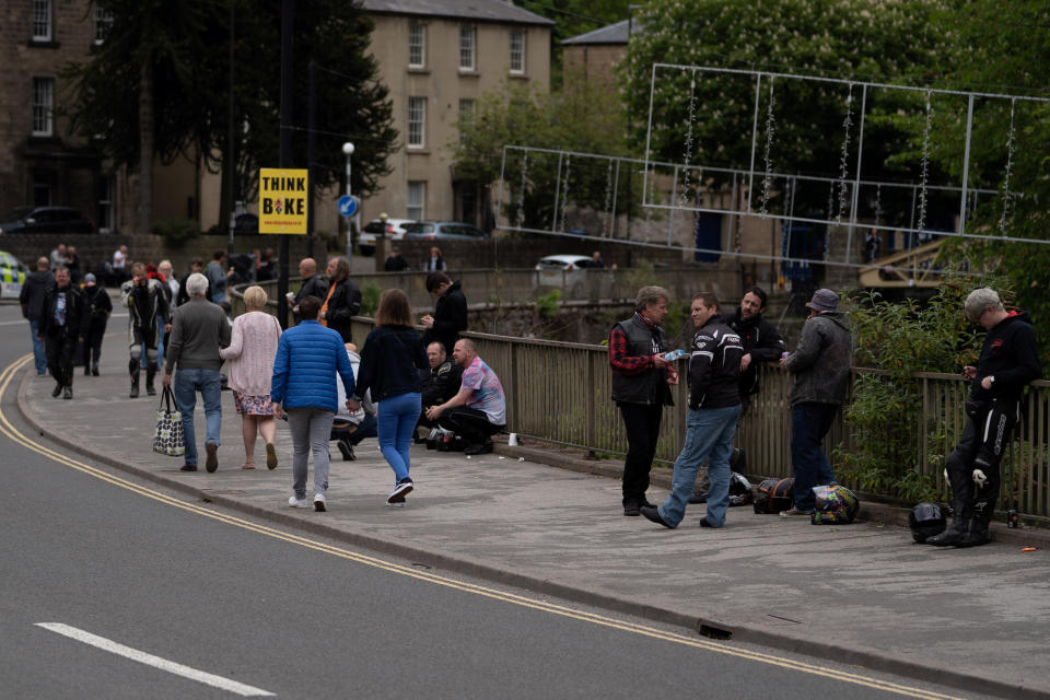 Visitors descended on Matlock Bath at the weekend. (Tom Maddick / SWNS)