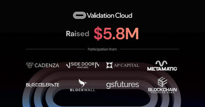 Validation Cloud Raises $5.8M 